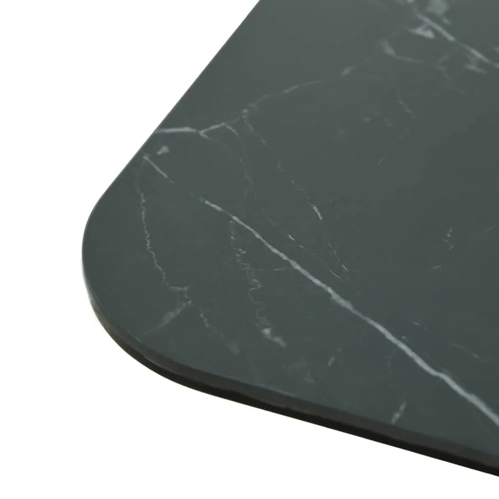 Стол Bradex Home Arthur раскладной 120-184x80x75см, керамогранит чёрный мрамор Greys Black, чёрный