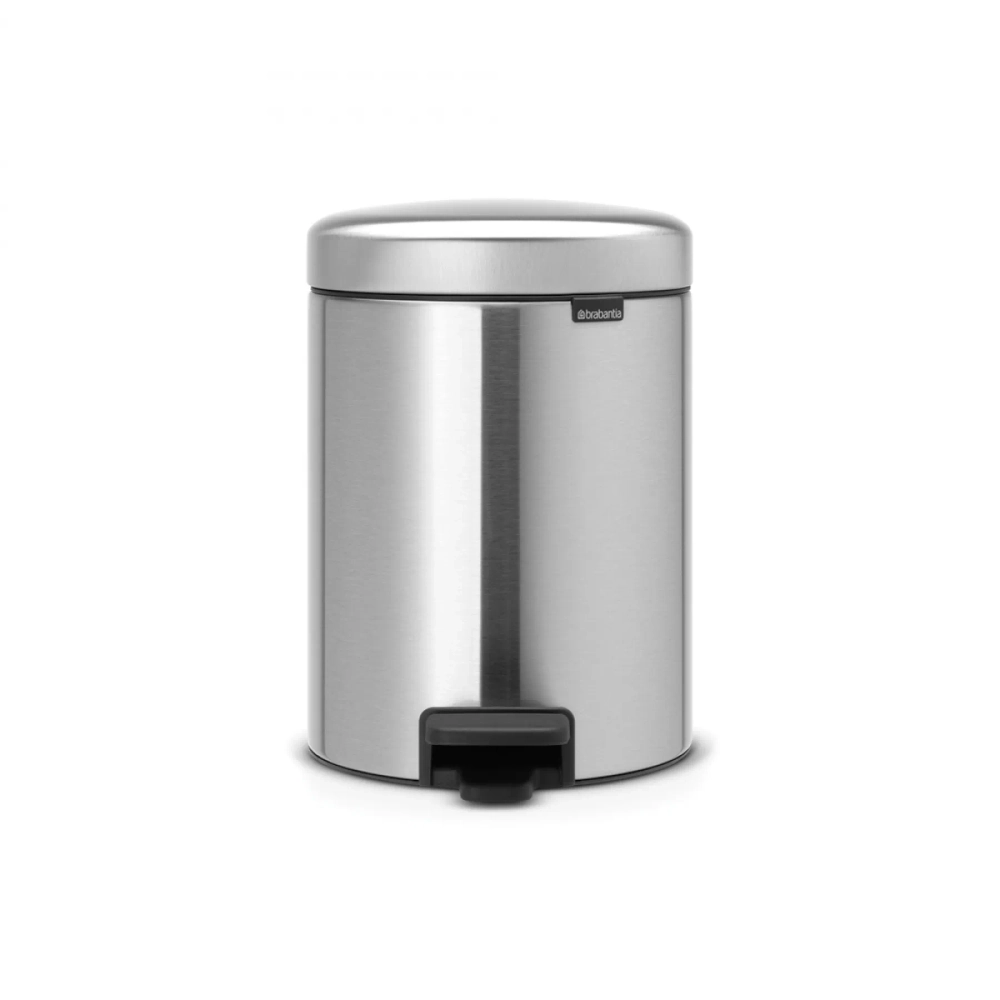 Brabantia Контейнер для мусора NewIcon 5л, матовая сталь 112102