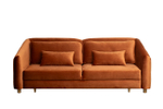 Диван Garda Decor Треви (Trevi) 230М(К) трехм раскл с кантом оранж Pad32+Lattice ORANG 232*103*88 см