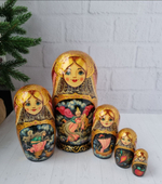 Матрешка 18см "Сказка" 5 мест