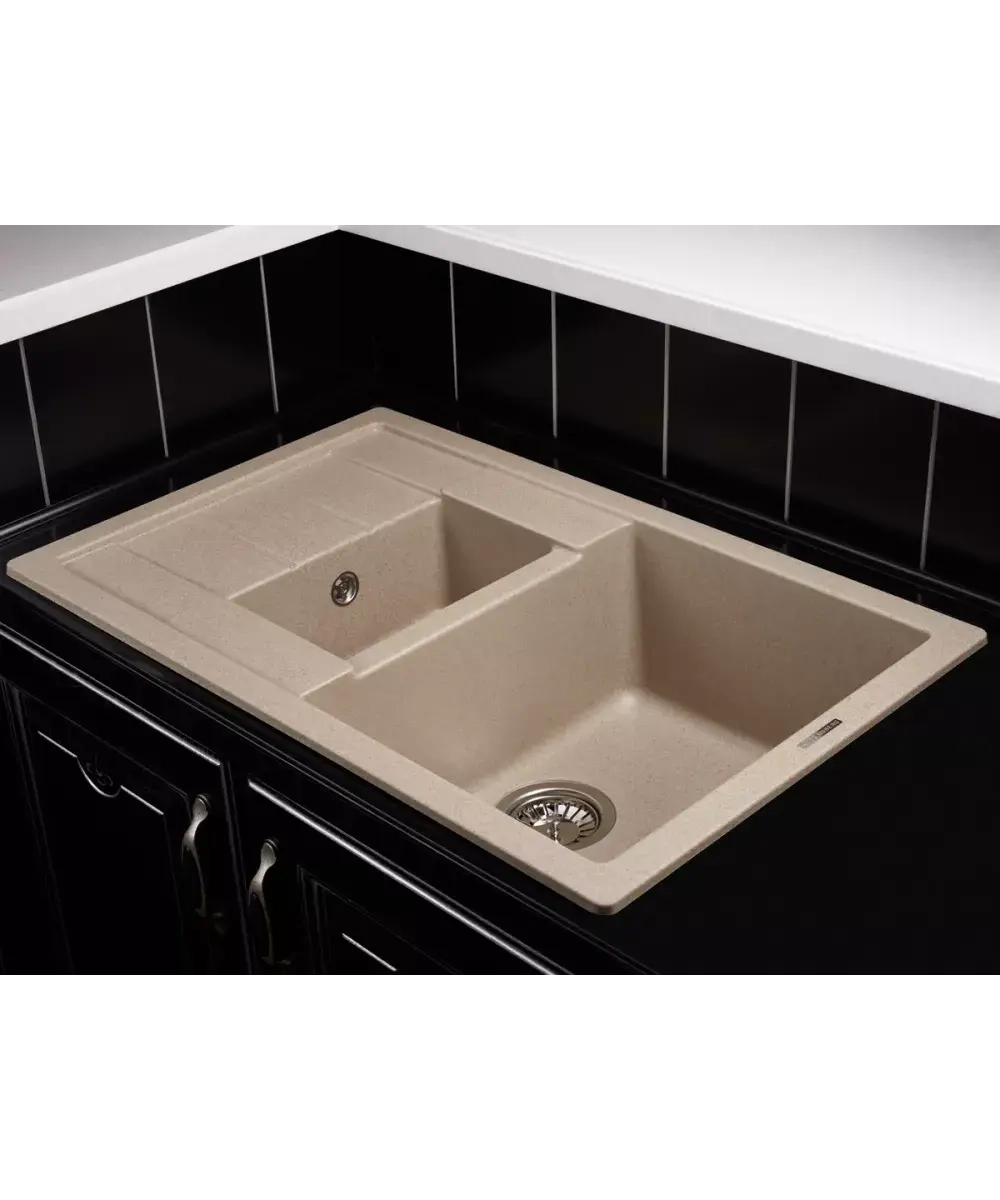 Кухонная мойка Kuppersberg MODENA 1,5B1D SAND фото 2