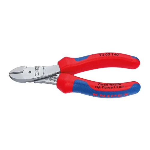Кусачки боковые особой мощности хромированные 140 мм Knipex 74 05 140