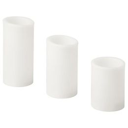 Набор светодиодных свечей IKEA ADELLOVTRAD (ЭДЕЛЛЁВТРЭД), Белый, 3 шт