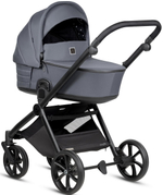 Детская коляска Tutis Mio 3 Plus Essential New 3 в 1 с автокреслом Beno Beige 1622103 Dark Grey