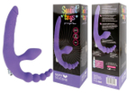 Безремневой страпон с вибрацией Sweet Toys (фиолетовый) (Цвет: фиолетовый)