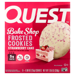 Quest Nutrition, Bake Shop, глазированное печенье, клубничный торт, 8 печенья по 25 г (0,88 унции)