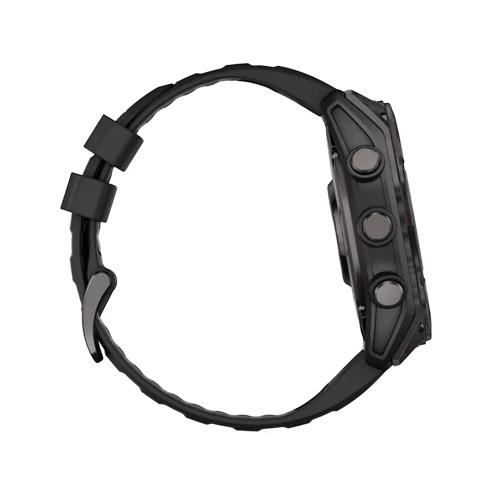 Умные часы Garmin Fenix 8, 51мм, Amoled Sapphire Titanium Carbon Gray (010-02905-21)