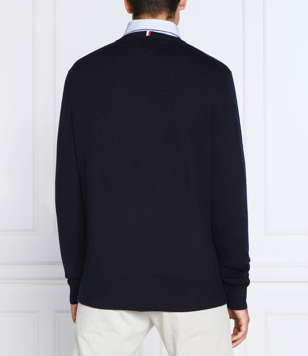 свитер Tommy Hilfiger - темно-синий(MW0MW28047)