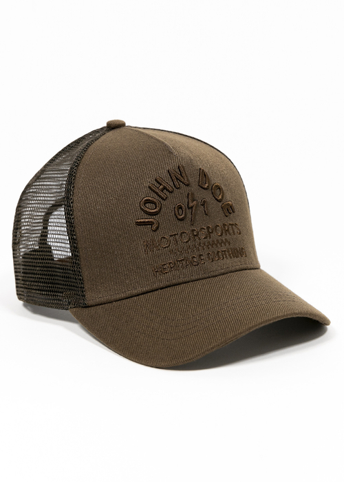 Бейсболка Trucker Hat Brown Heritage John Doe