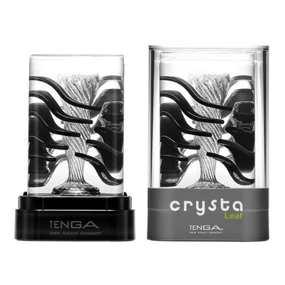 Прозрачный мастурбатор Tenga Crysta Leaf (Цвет: прозрачный)