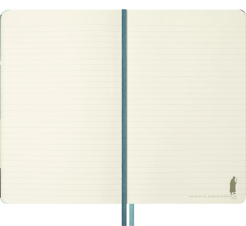 Блокнот Moleskine Limited Lord of Rings Aragorn Large в линейку синий (LELRQP060ARAGORN)