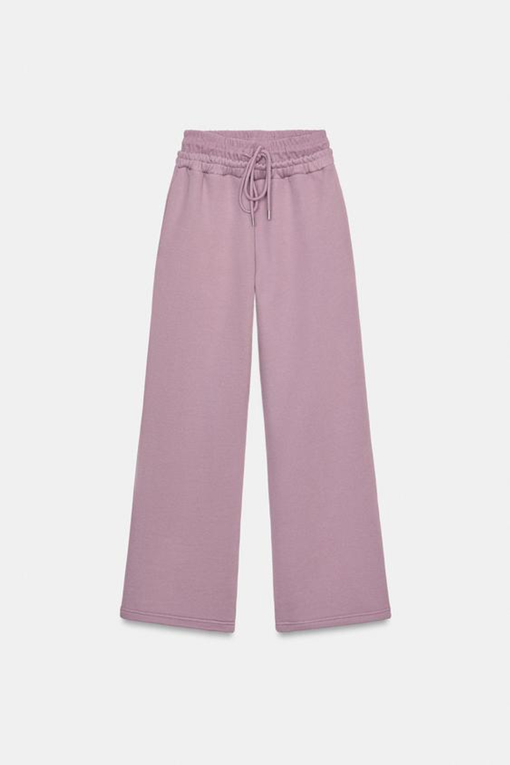 Брюки из трикотажа с прямыми брючинами - ZARA