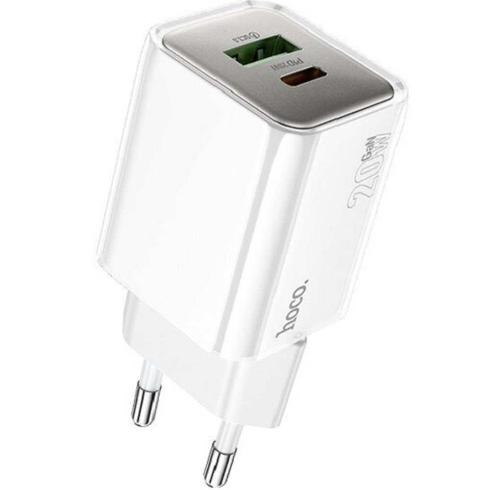 Блок питания Hoco N46 20W Output USB-A+Type-C Блок питания Hoco N46 20W Output USB-A+Type-C