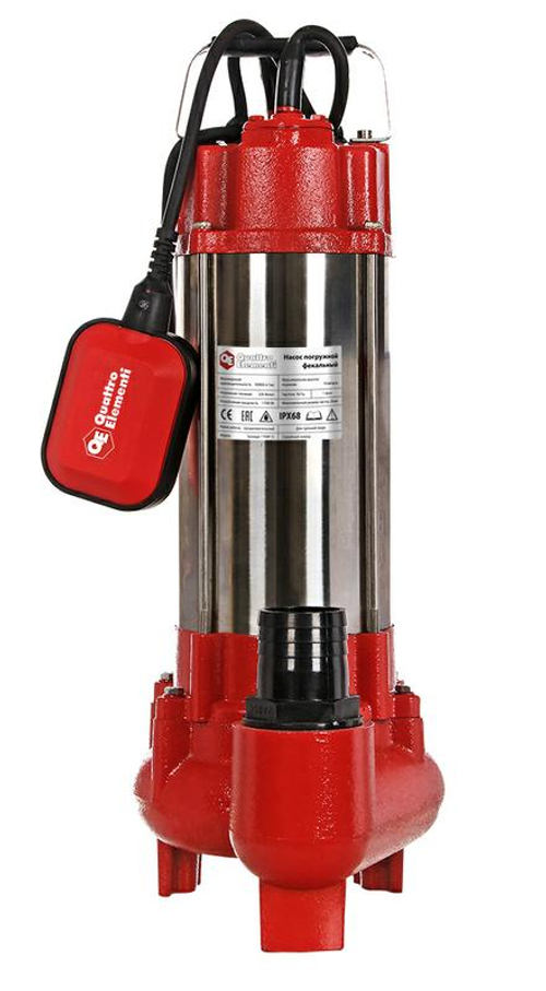 Насос фекальный QUATTRO ELEMENTI Sewage 1700F Ci 910-188
