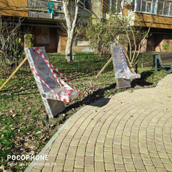 Дизайнерская лавочка для парка (Современная МАФ)