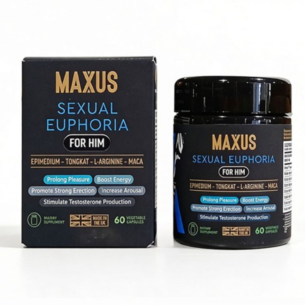 MAXUS БАД Sexual Euphoria for him (Сексуальная Эйфория для него), 60 капсул