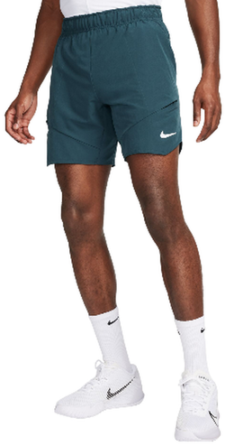 Мужские теннисные шорты Nike Dri-Fit Advantage Short 7in - deep jungle/lime blast/white