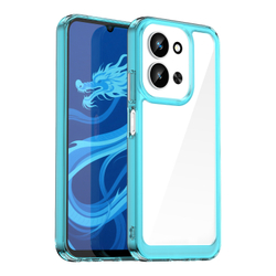 Противоударный чехол для смартфона Xiaomi Redmi 15C 4G, усиленные защитные рамки бирюзового цвета