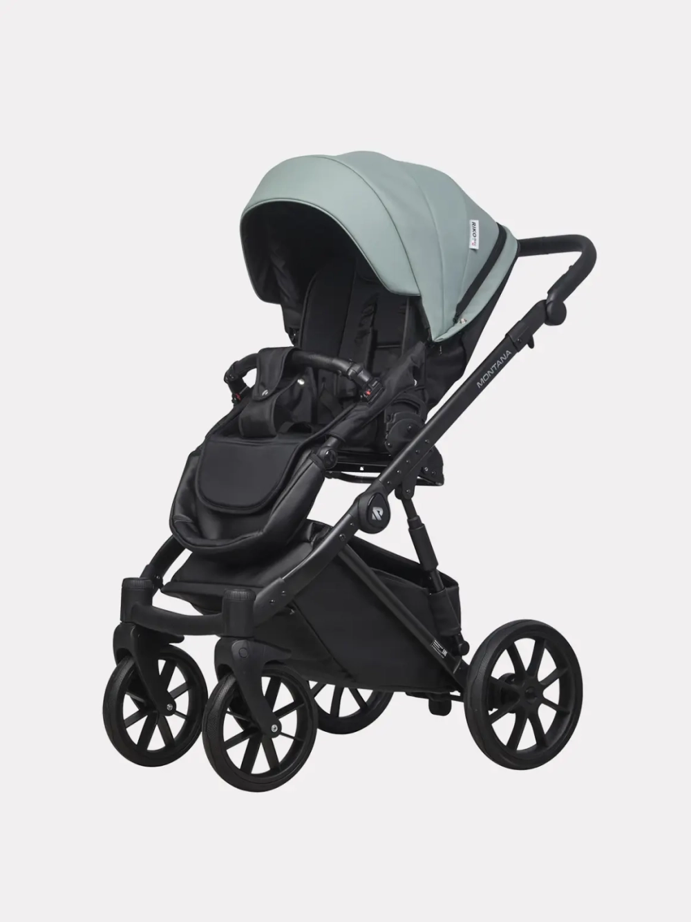 Коляска 2 в 1 Riko Basic Montana Ecco цвет 21 Green (зеленый)