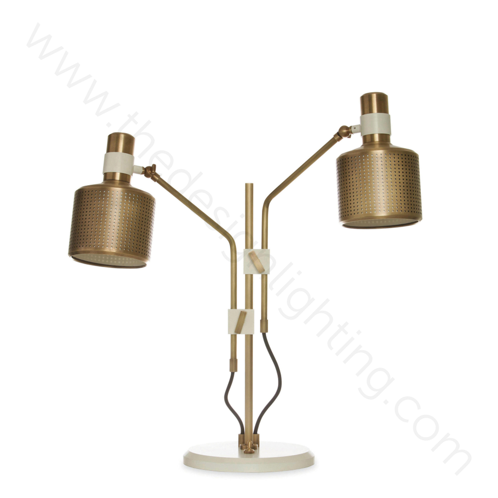 Table design lamp  Riddle Double by Bert Frank (White)