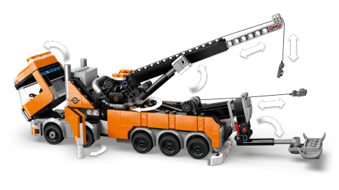 Конструктор LEGO City 60467 Тяжелый эвакуатор-утилизатор с краном