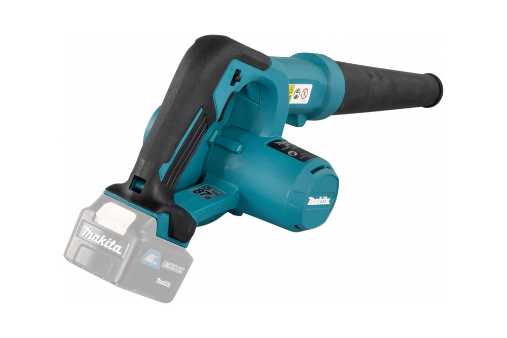 Аккумуляторная воздуходувка Makita CXT 12 В, 2.6 куб.м/мин, 75 м/с, короткий патрубок UB100DZ