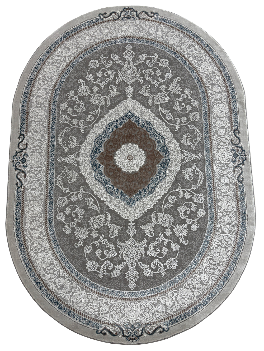 Ковер Armina 03874A Blue/Blue Овал