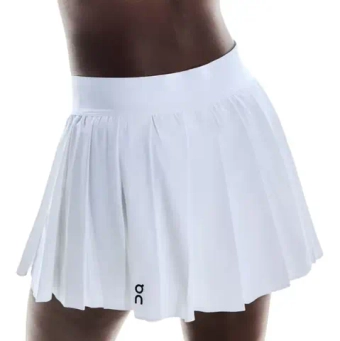 Теннисная юбка On Court Pleated - white