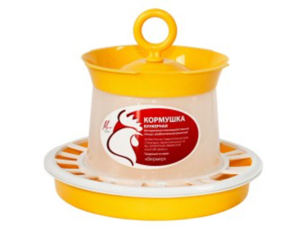 (МИЛИХ) кормушка для птиц 2,5 литра ПОДВЕСНАЯ
