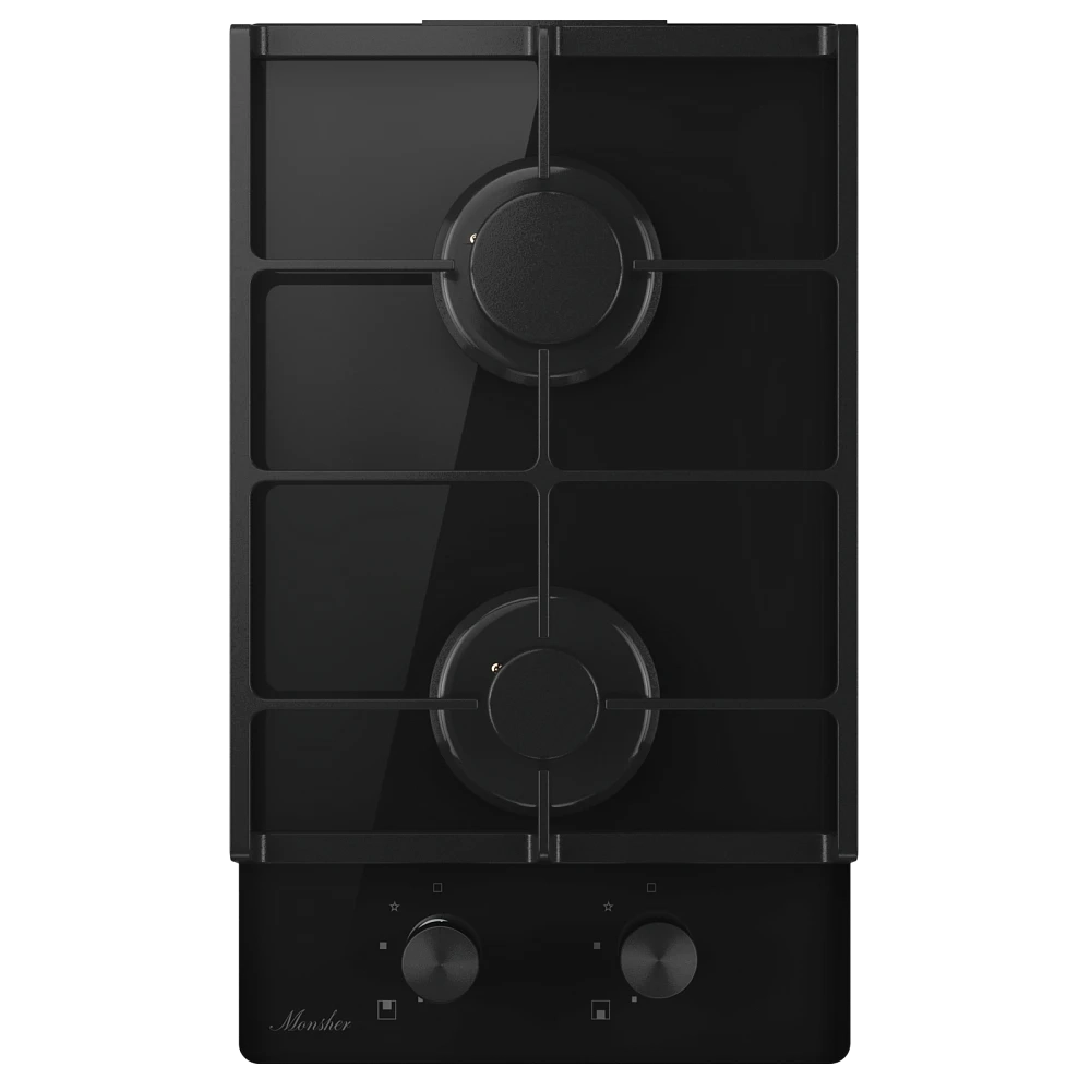 Встраиваемая газовая варочная панель Monsher MGG 32 Noir