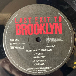 Винтажная виниловая пластинка LP Mark Knopfler, Музыка Из Кинофильма Последний поворот на Бруклин Last Exit To Brooklyn (Канада 1989)