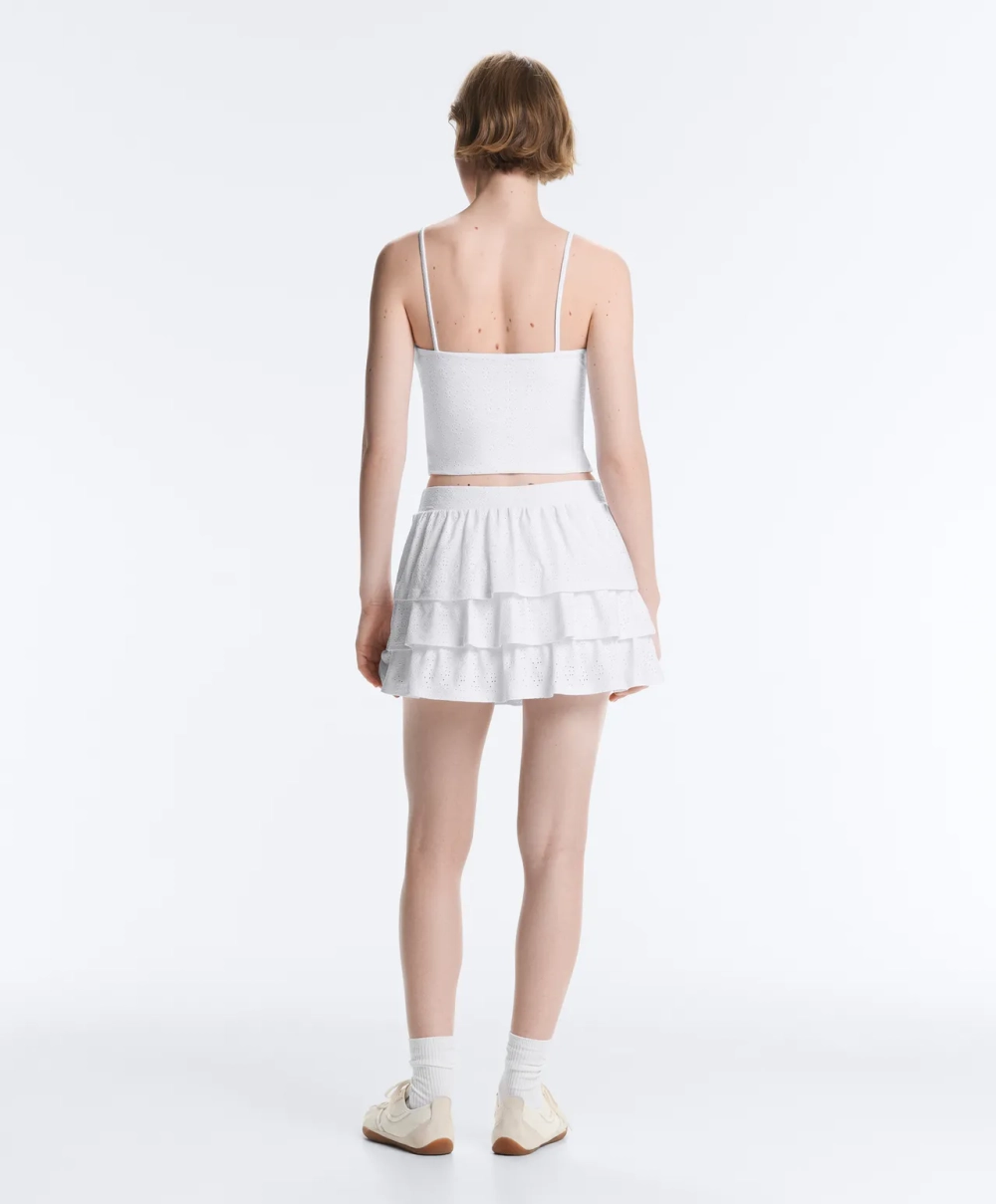 Короткая юбка Comfortlux с вышивкой- OYSHO