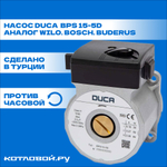 Двигатель насоса DUCA BPS 15-5D 84W, против часовой, для BOSCH, BUDERUS, 87186481810, 87186457900