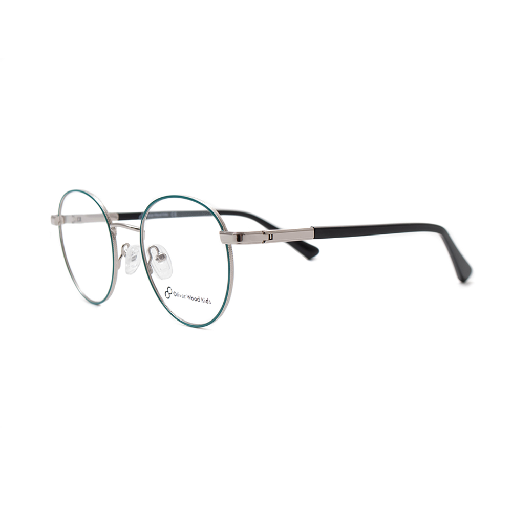 Оправа бабочка Oliver Wood Kids 77017 C680 бирюзовая с серебром