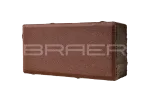 Тротуарная плитка Braer Прямоугольник, Красный, 40 мм