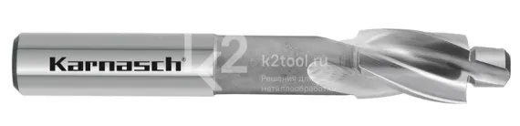 Цековка под резьбу М2, с цапфой, Ø4,3хØ2,2 мм, DIN 373, HSS-XE, Karnasch. арт. 20.1791.020