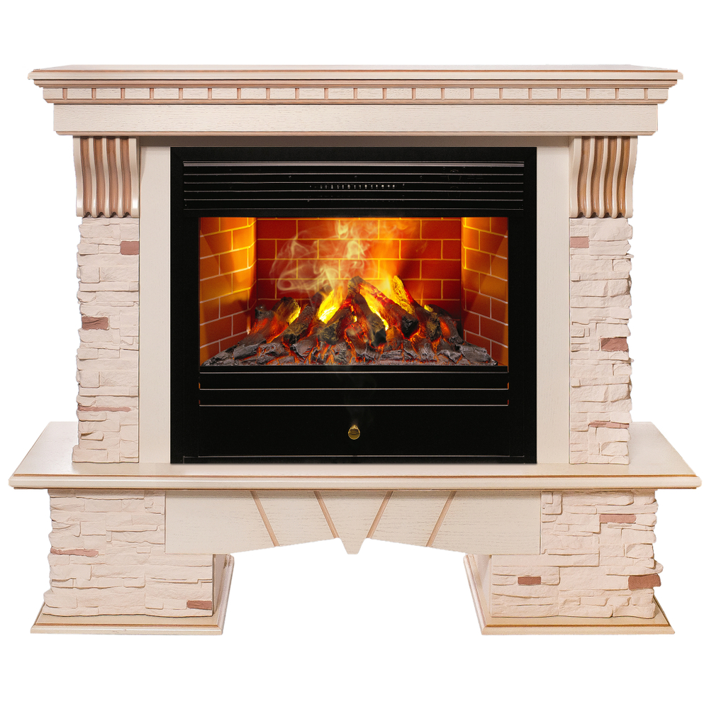 Каминокомплект Real Flame Sorento 25,5/26 WT с очагом 3D Novara