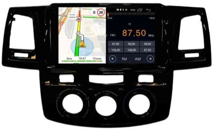 Магнитола для Toyota HiLux 2011-2015 - Parafar PF062RN2K на Android 13, Быстрая, QLED+2K, CarPlay, 4G SIM-слот