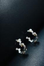 Серьги Конфетти c латунью