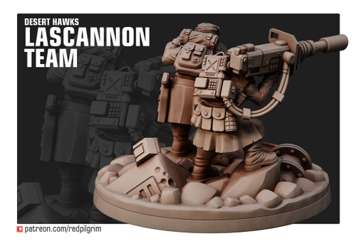 НЕ ТОТ РАКУРС Astra Militarum Tallarn Desert Raiders Талларнский расчёт тяжелого лазера миниатюра для AOS,Waha, Настольная игра, НРИ, Варгейм, РПГ