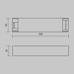 Источник напряжения 48В 200Вт IP20 PSL007, PSL007-200W-48V-IP20. TM Maytoni