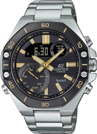 Японские наручные часы Casio Edifice ECB-10DB-1A9 с хронографом