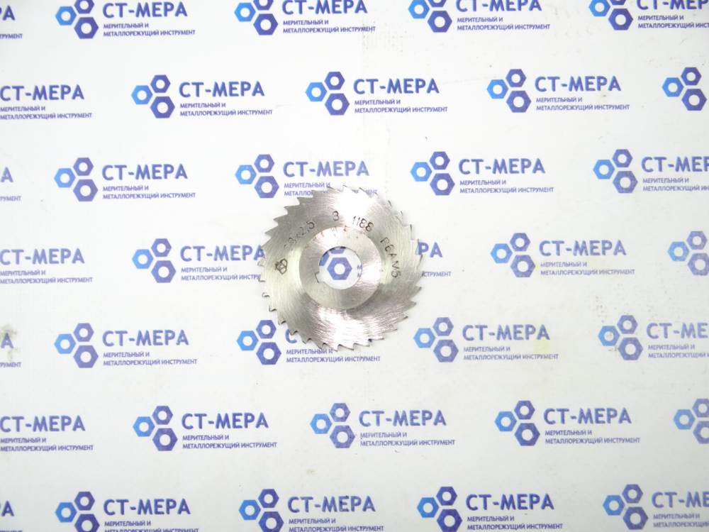 Фреза отрезная по металлу 63х2.5х16мм. z=32 Р6АМ5 с фаской с ш/п