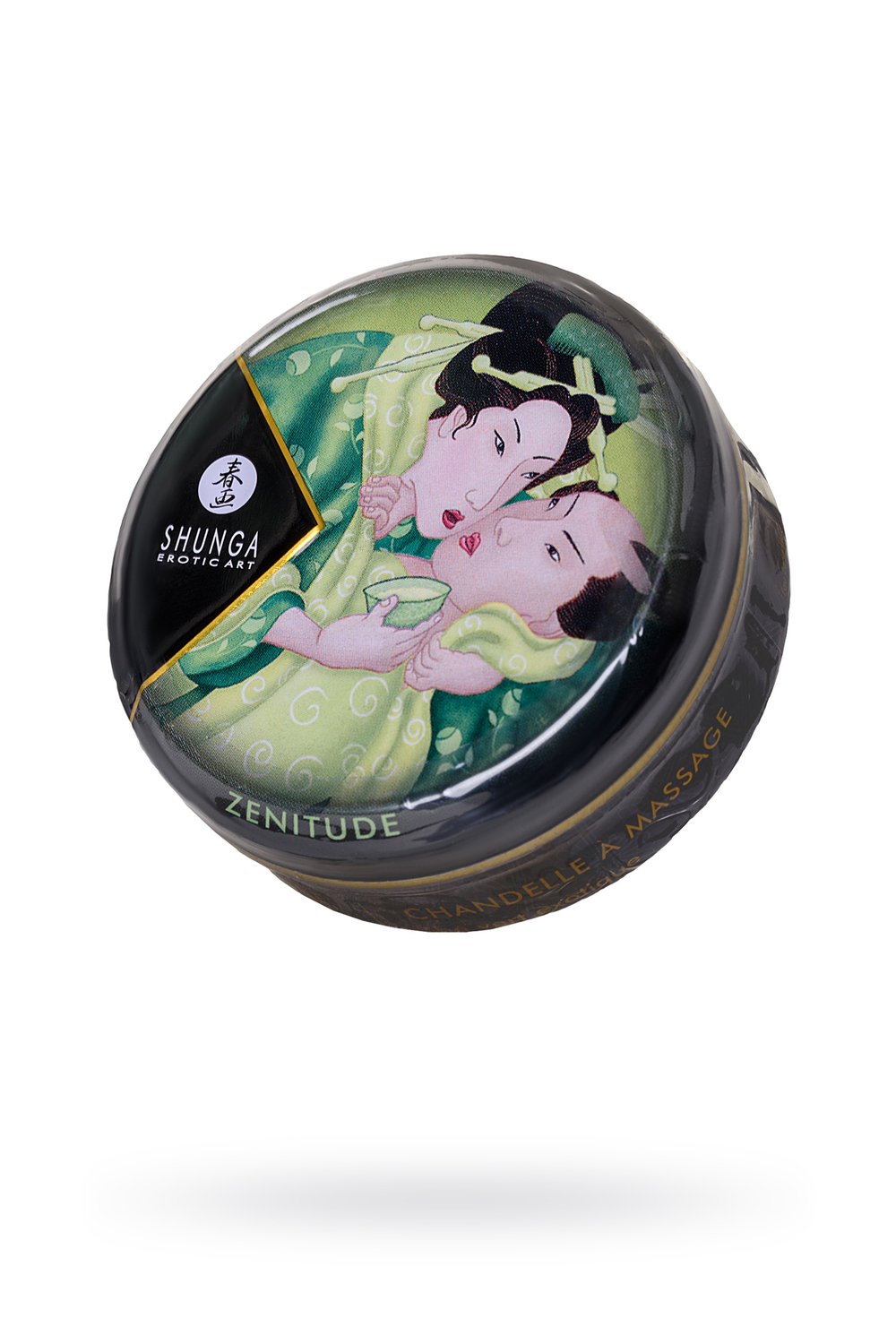 Аромамасвеча массажная Shunga, зелёный чай, 30 мл