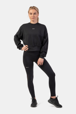 Худи LOOSE FIT SWEATSHIRT "FEELING GOOD" 420 Черная