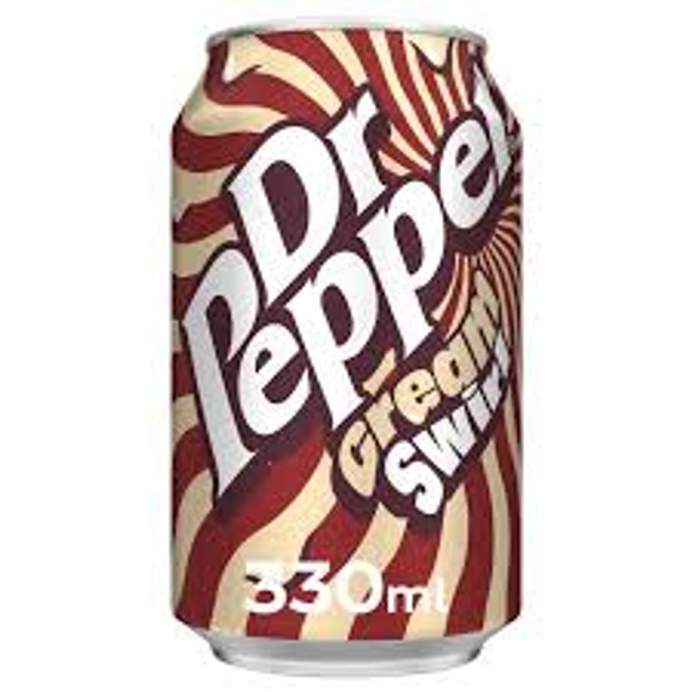 Газ напиток Dr Pepper Cream Swirl 330мл