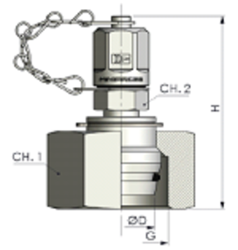 КТ 16x2 - DKO-L (Г) 12x1.5 06 o-ring металл.-пластик.