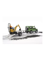 Мини экскаватор JCB 8010 CTS и рабочий Bruder 62002