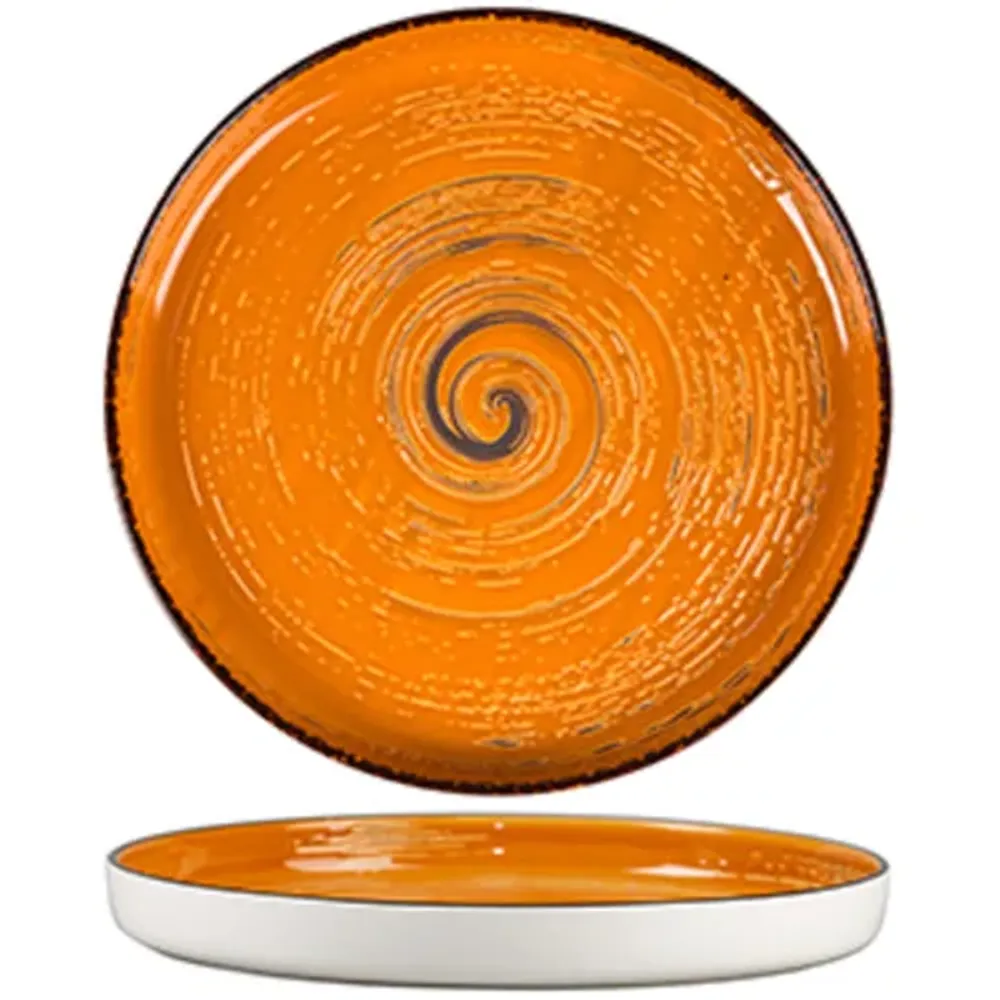 Тарелка с бортом d 28 см h3,1 см Texture Yellow Circular P.L. Proff Cuisine [3]