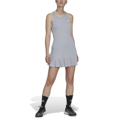 Женская Платье теннисное Adidas Club Dress - halo silver